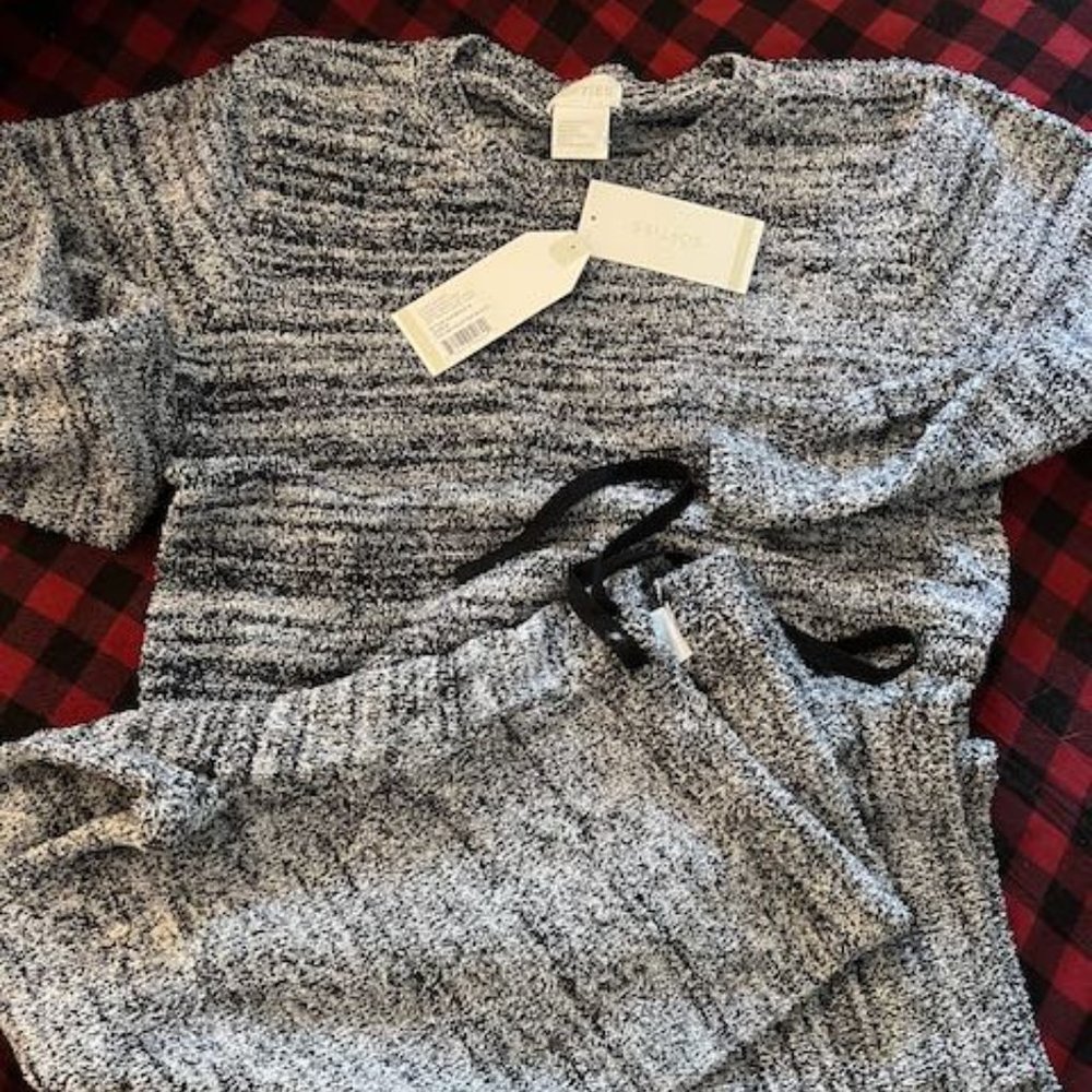 Softies pajamas Size M Heather Black